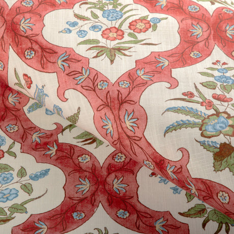 Brunschwig & Fils VENTOUX PRINT RED/BLUE Fabric