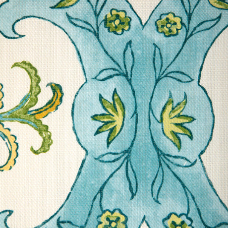 Brunschwig & Fils VENTOUX PRINT AQUA Fabric