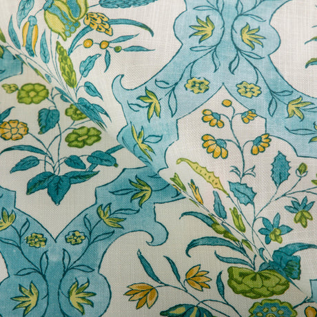 Brunschwig & Fils VENTOUX PRINT AQUA Fabric
