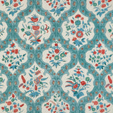 Brunschwig & Fils VENTOUX PRINT TEAL/ROSE Fabric