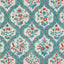 Brunschwig & Fils VENTOUX PRINT TEAL/ROSE Fabric