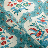 Brunschwig & Fils VENTOUX PRINT TEAL/ROSE Fabric