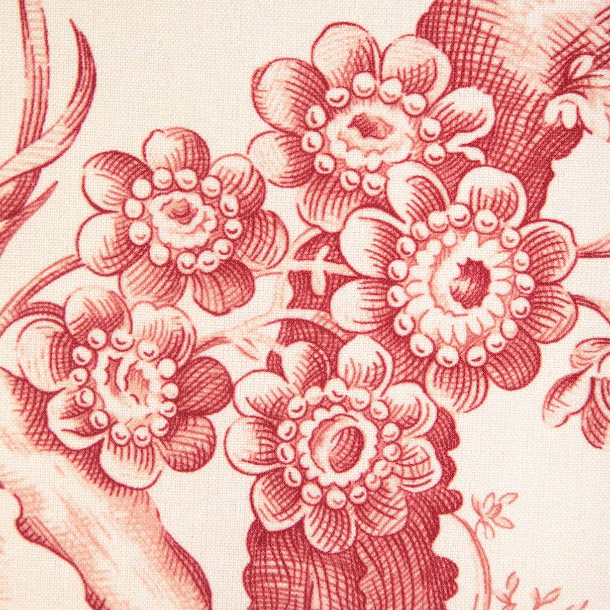 Brunschwig & Fils MARCEL PRINT RED Fabric