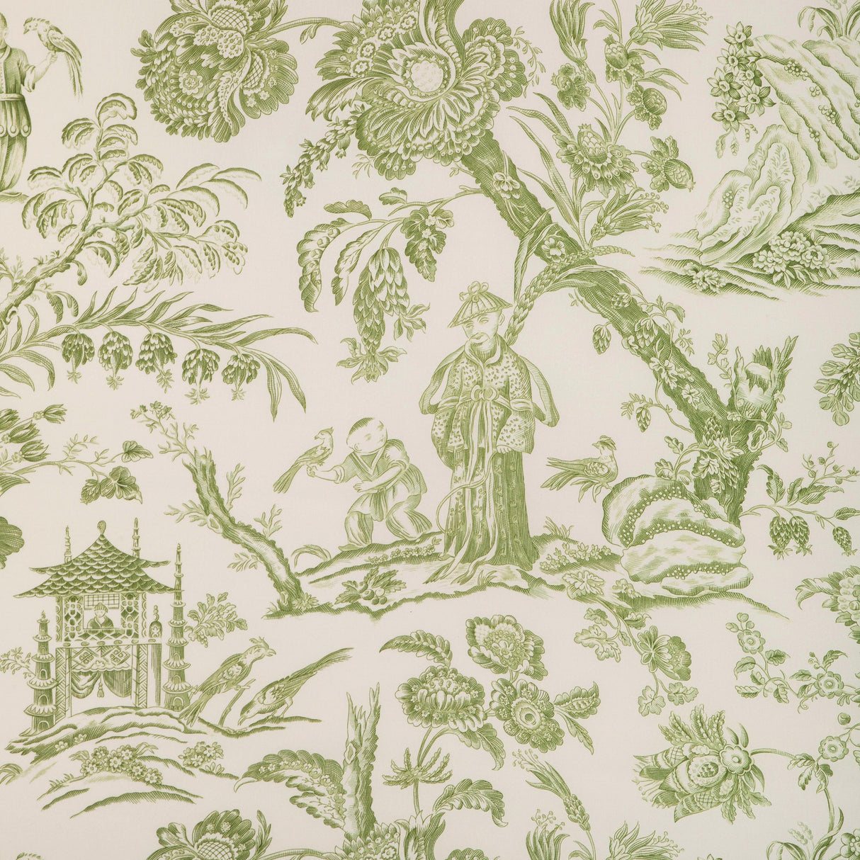 Brunschwig & Fils MARCEL PRINT LEAF Fabric