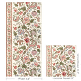 Brunschwig & Fils CADENET PRINT APRICOT/SAGE Fabric