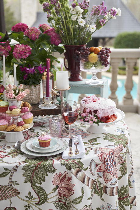 Brunschwig & Fils CADENET PRINT APRICOT/SAGE Fabric