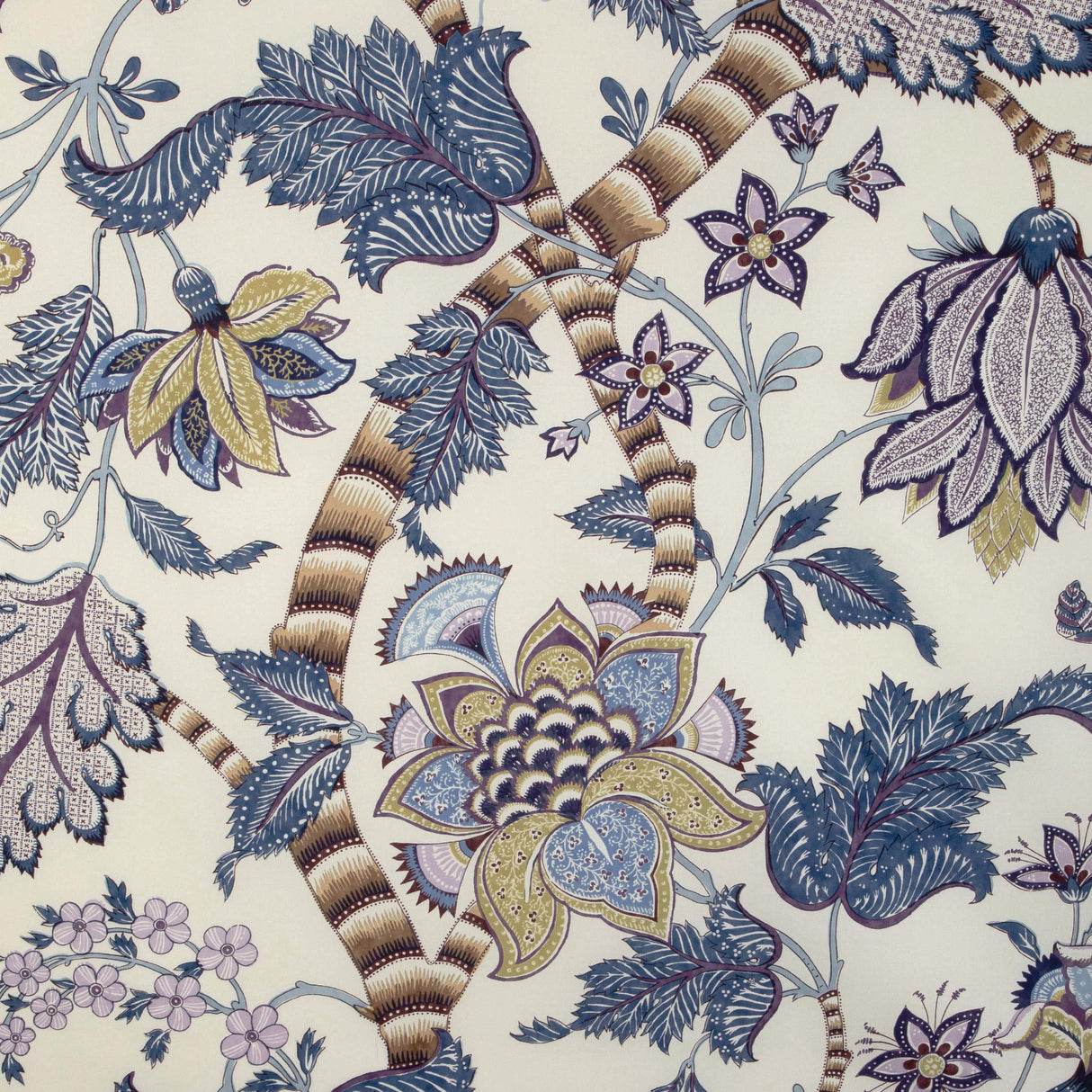 Brunschwig & Fils CADENET PRINT BLUE/GOLD Fabric