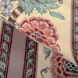 Brunschwig & Fils LAURIS PRINT BEIGE/TEAL Fabric