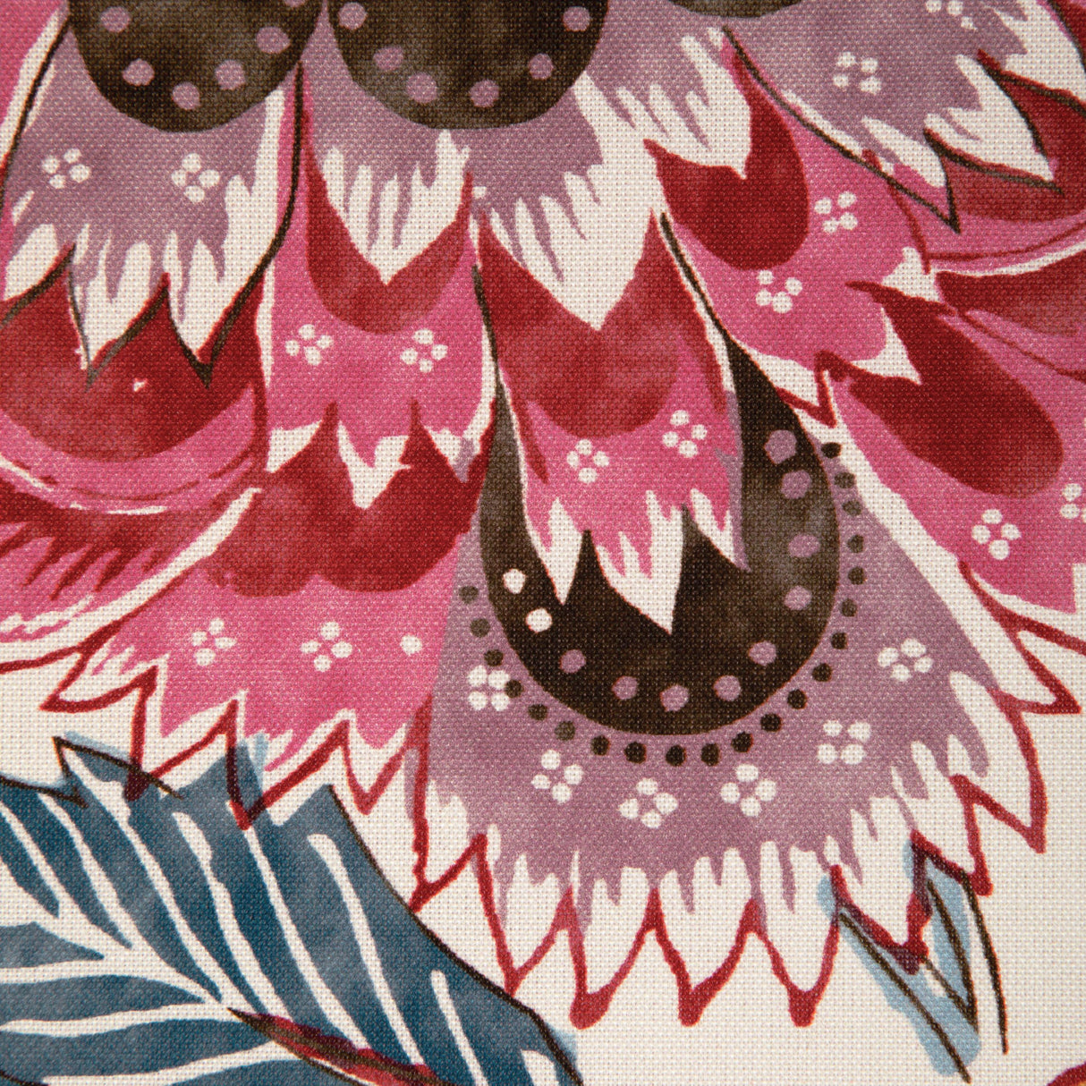 Brunschwig & Fils LAURIS PRINT RED/BLUE Fabric