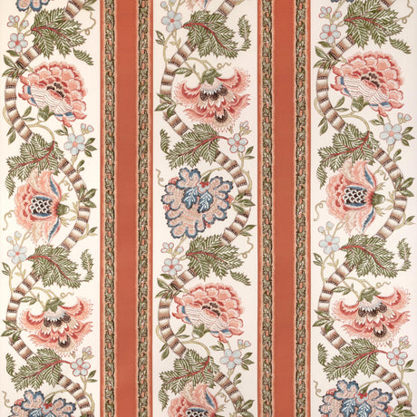 Brunschwig & Fils LAURIS PRINT APRICOT/SAGE Fabric