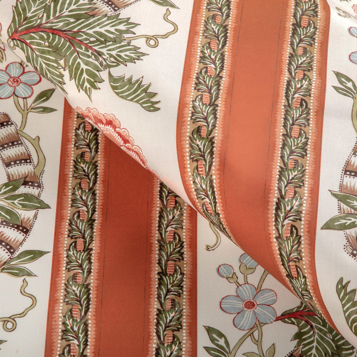 Brunschwig & Fils LAURIS PRINT APRICOT/SAGE Fabric