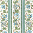 Brunschwig & Fils LAURIS PRINT AQUA/LEAF Fabric