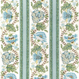 Brunschwig & Fils LAURIS PRINT AQUA/LEAF Fabric