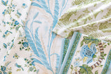 Brunschwig & Fils LAURIS PRINT AQUA/LEAF Fabric