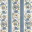 Brunschwig & Fils LAURIS PRINT BLUE/GOLD Fabric