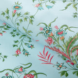 Brunschwig & Fils CHANCAY PRINT SKY/LEAF Fabric