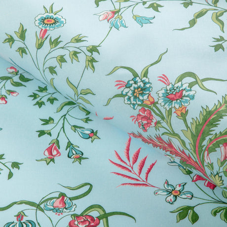 Brunschwig & Fils CHANCAY PRINT SKY/LEAF Fabric