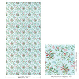 Brunschwig & Fils CHANCAY PRINT SKY/LEAF Fabric