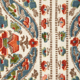 Brunschwig & Fils VISAN PRINT SKY/CORAL Fabric