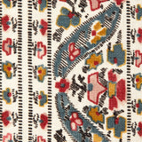 Brunschwig & Fils VISAN PRINT TEAL/ROSE Fabric