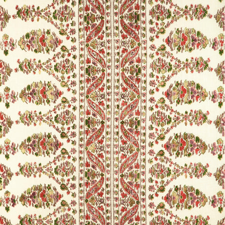 Brunschwig & Fils VISAN PRINT ROSE/LEAF Fabric