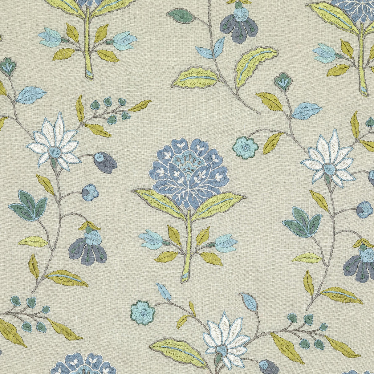 Lee Jofa KALLA BLUE/GREEN Drapery Fabric