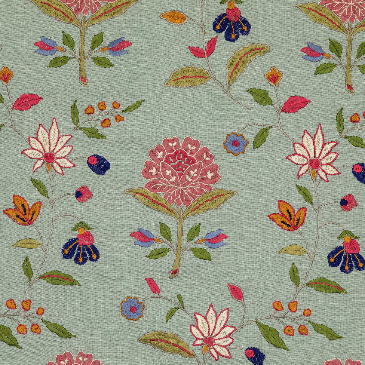 Lee Jofa KALLA PINK/GREEN Drapery Fabric