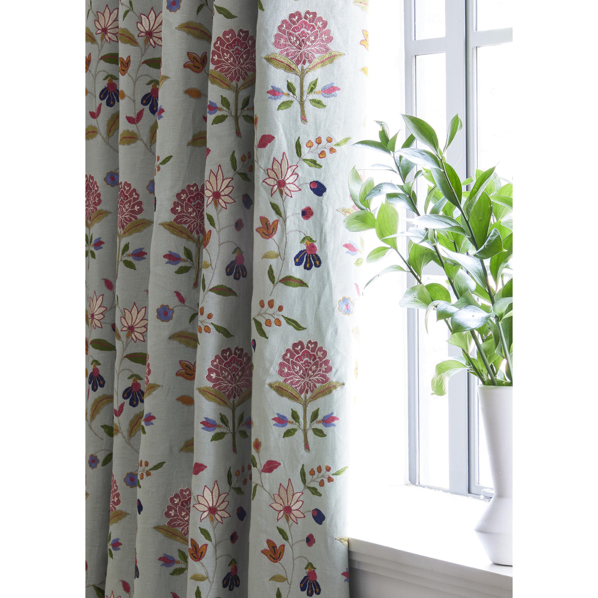 Lee Jofa KALLA PINK/GREEN Drapery Fabric