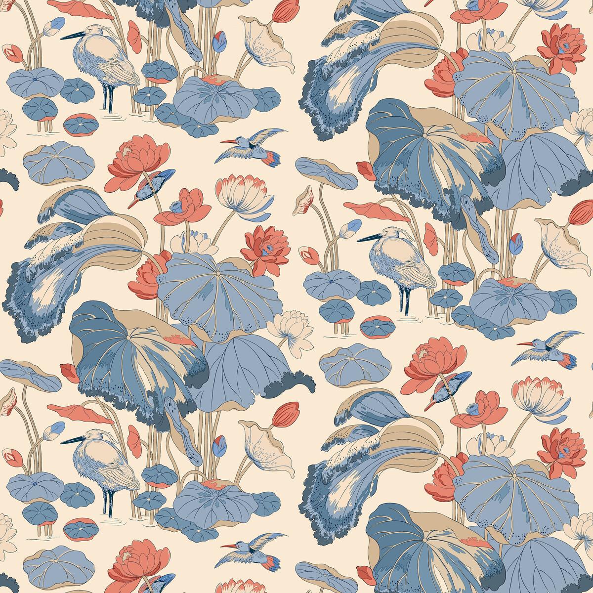 G P & J Baker NYMPHEUS JUBILEE Wallpaper