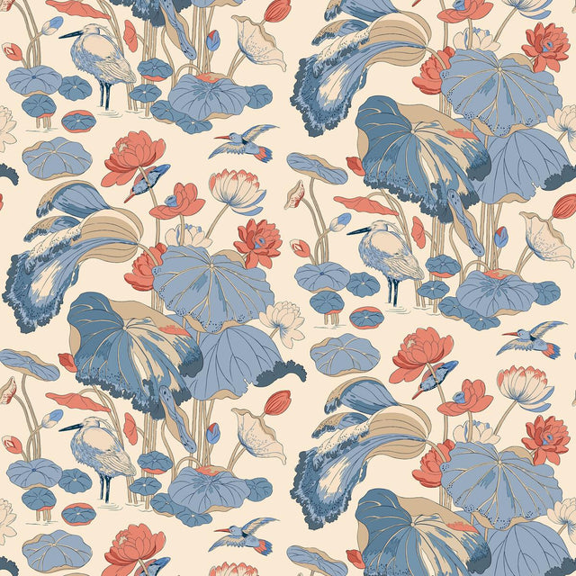 G P & J Baker NYMPHEUS JUBILEE Wallpaper