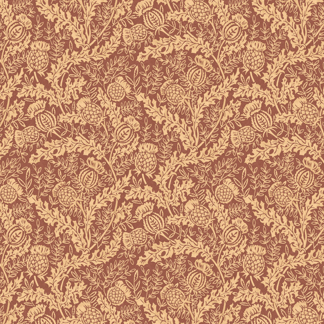 Mulberry MULBERRY THISTLE PLUM Wallpaper
