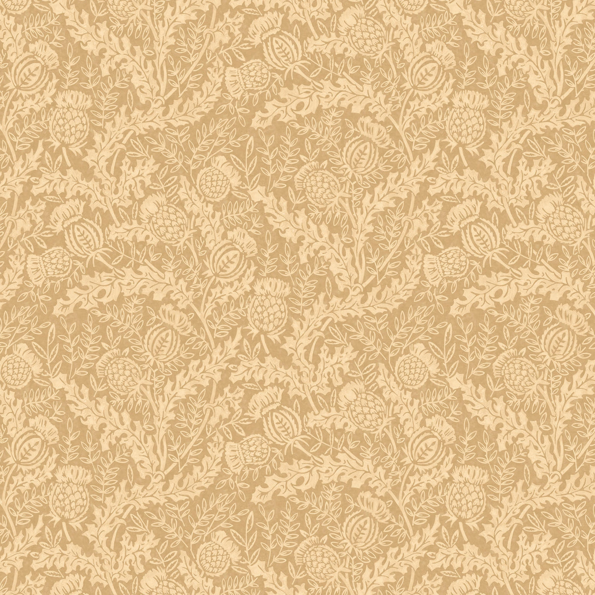 Mulberry MULBERRY THISTLE PARCHMENT Wallpaper