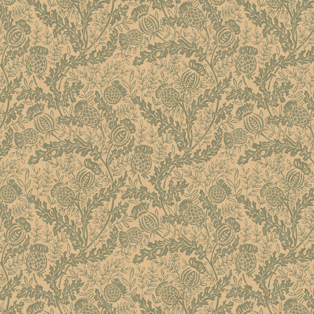 Mulberry MULBERRY THISTLE TEAL Wallpaper