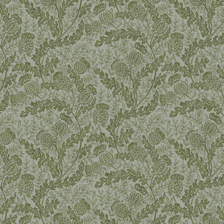 Mulberry MULBERRY THISTLE GREEN/TEAL Wallpaper