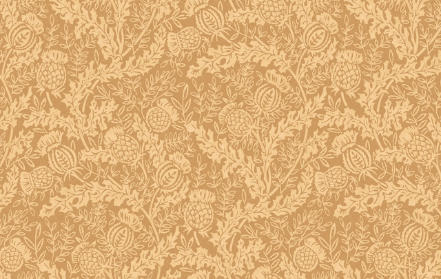 Mulberry MULBERRY THISTLE OCHRE Wallpaper