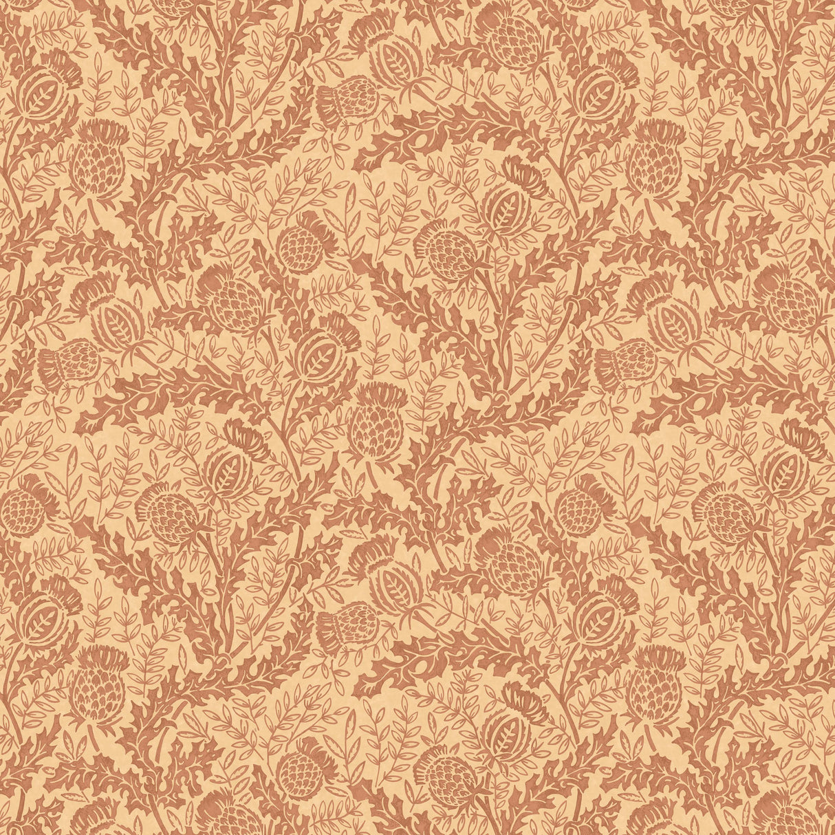 Mulberry MULBERRY THISTLE RUSSET Wallpaper