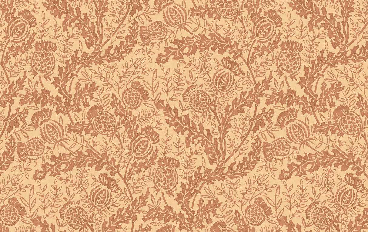 Mulberry MULBERRY THISTLE RUSSET Wallpaper