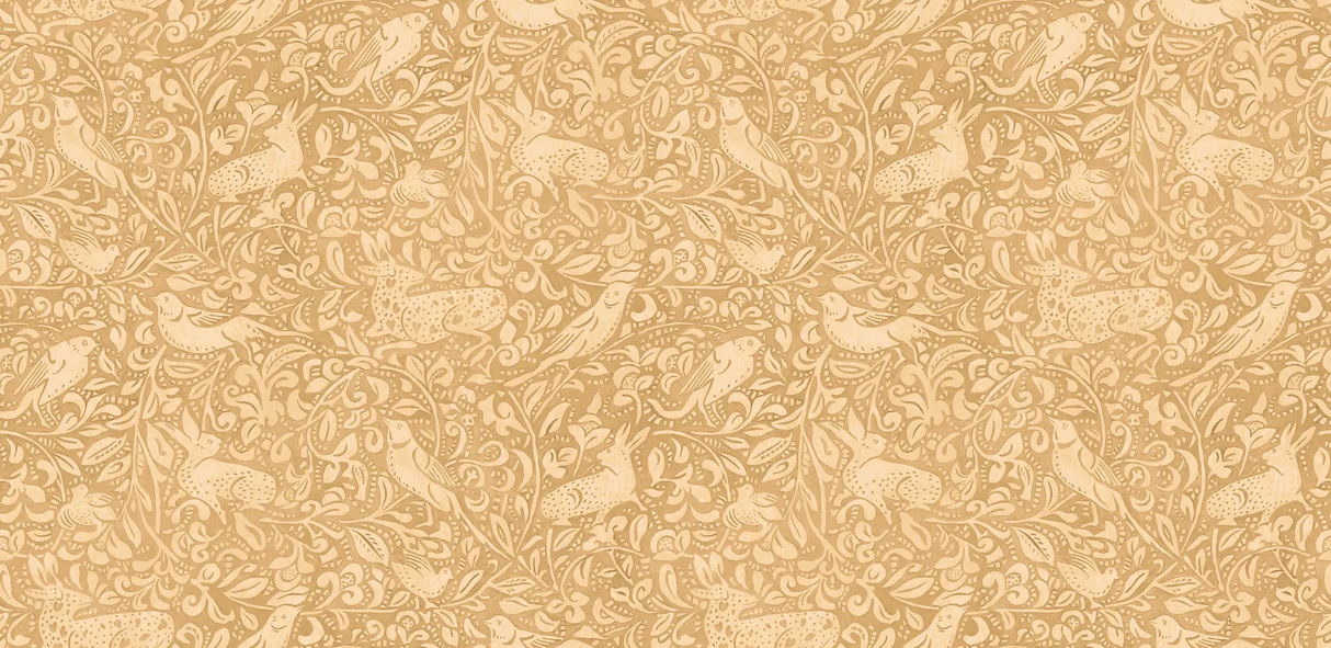 Mulberry HEDGEROW PARCHMENT Wallpaper