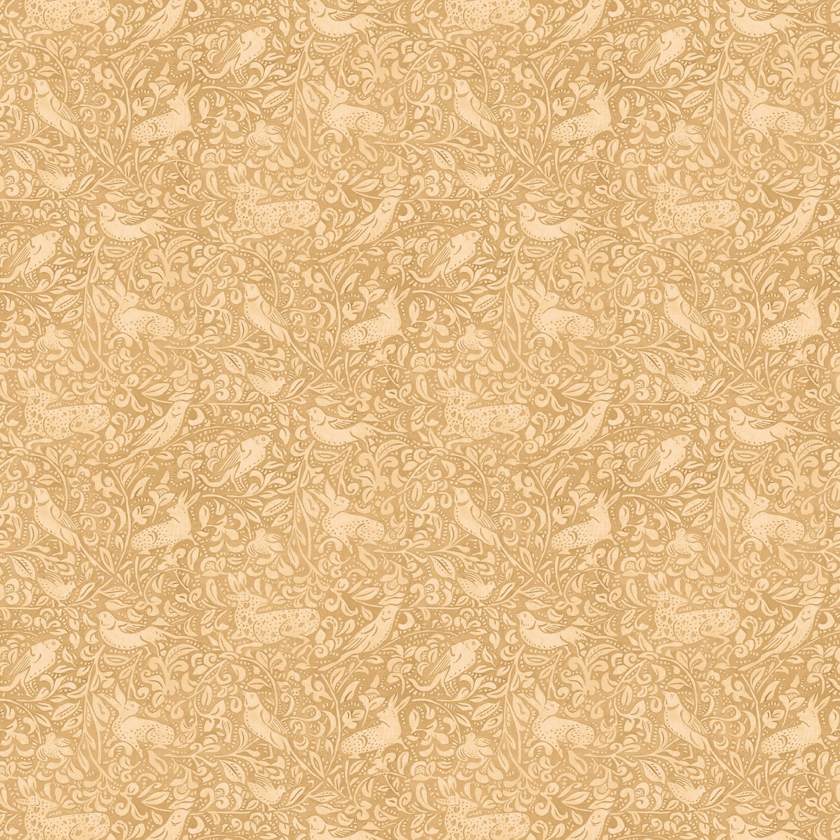 Mulberry HEDGEROW PARCHMENT Wallpaper