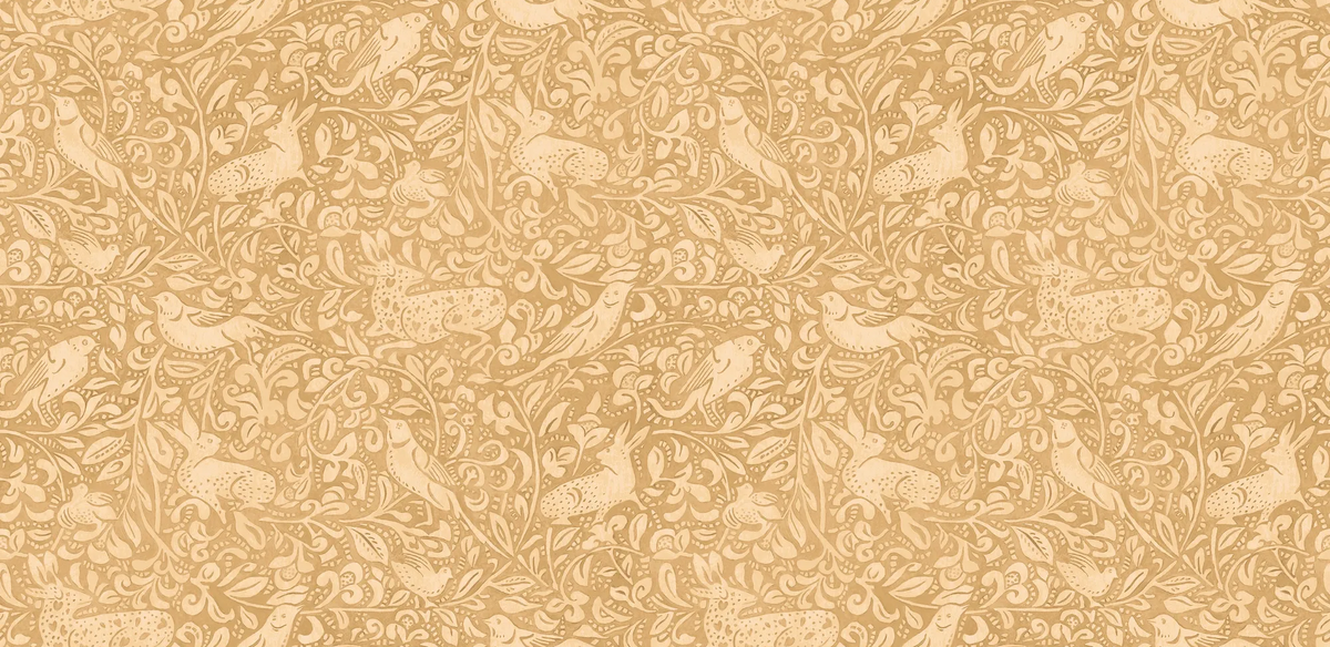 Mulberry HEDGEROW PARCHMENT Wallpaper