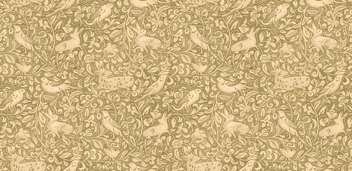 Mulberry HEDGEROW MOSS Wallpaper