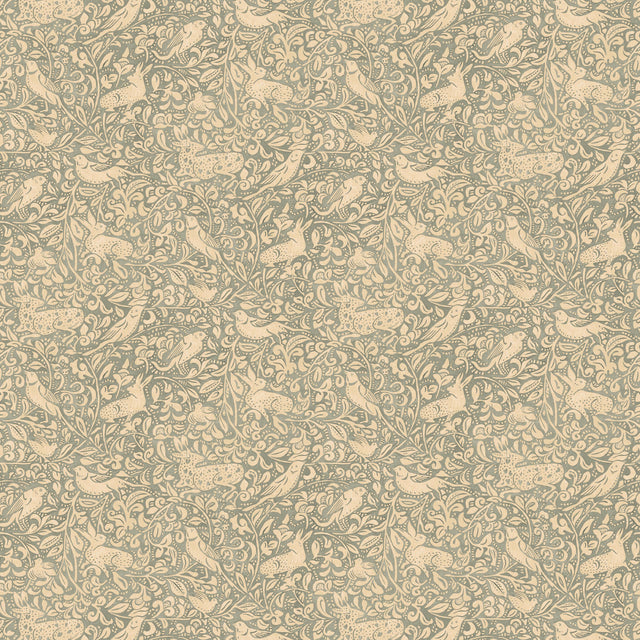 Mulberry HEDGEROW SOFT TEAL Wallpaper
