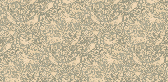 Mulberry HEDGEROW SOFT TEAL Wallpaper