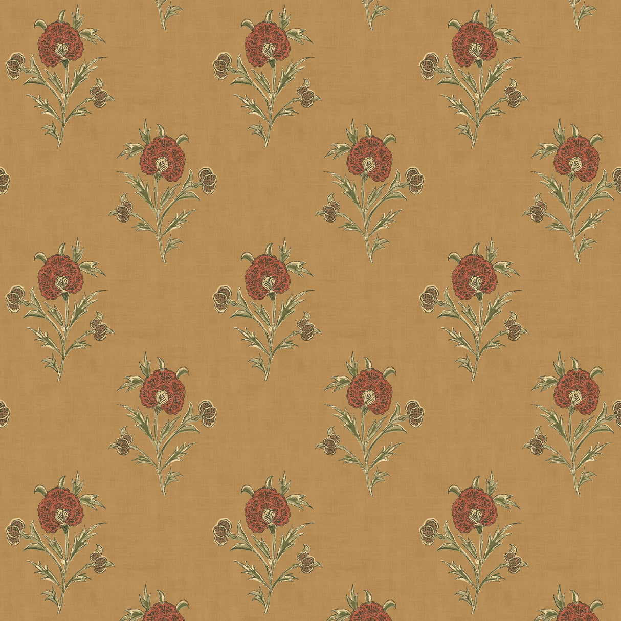 Mulberry SOMERTON OCHRE Wallpaper