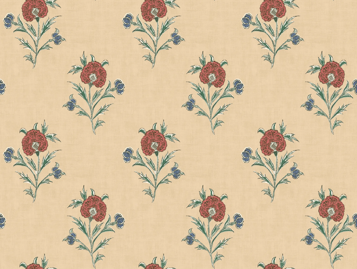 Mulberry SOMERTON RED/GREEN Wallpaper