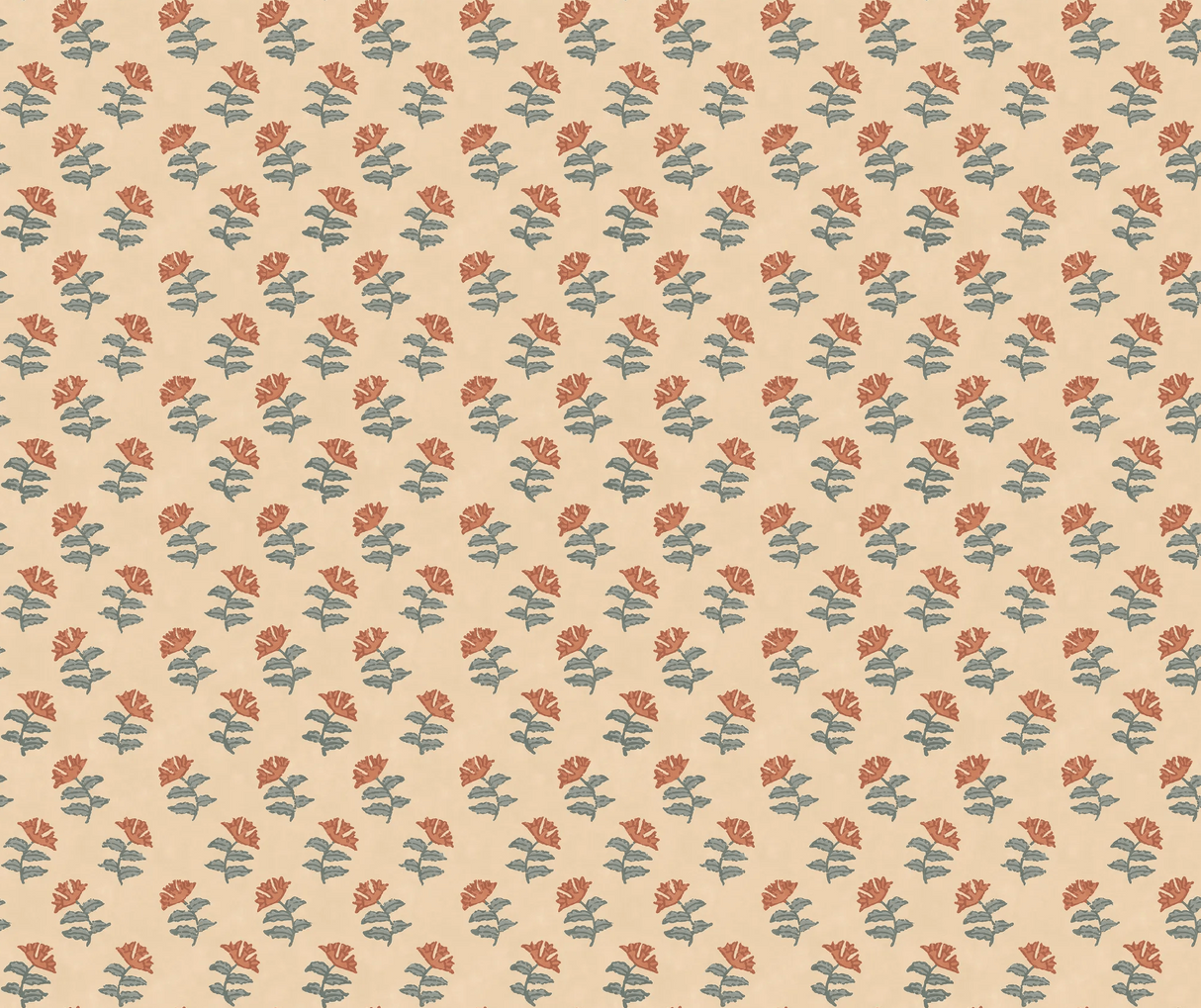 Mulberry MULBERRY SPRIG TEAL Wallpaper