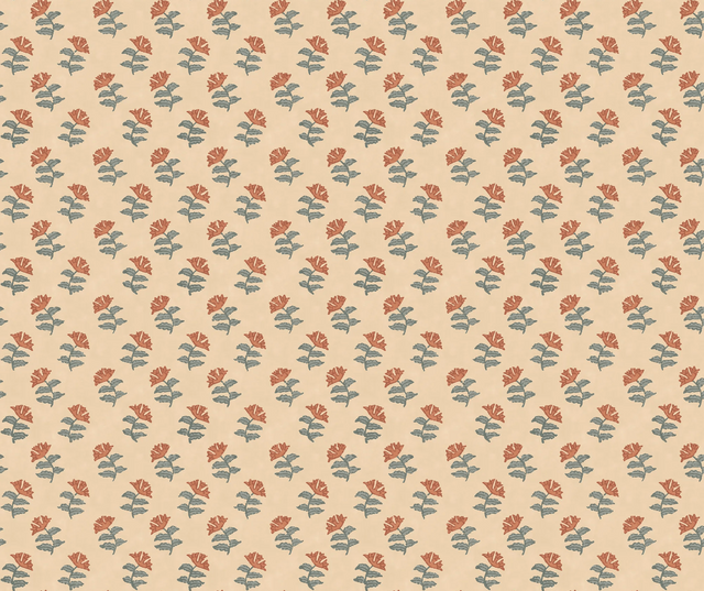 Mulberry MULBERRY SPRIG TEAL Wallpaper