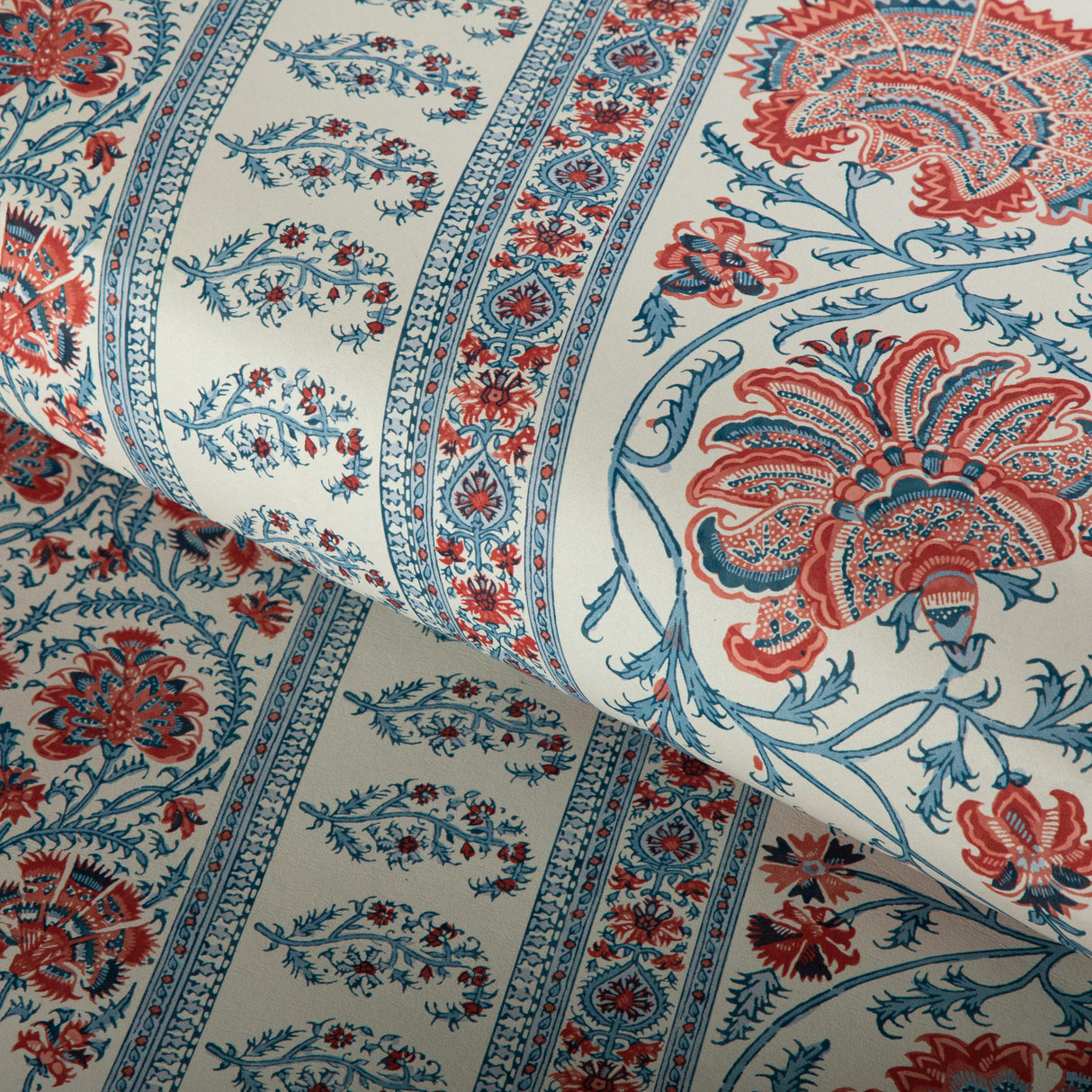 Lee Jofa INDIENNES STRIPE WP BERRY Wallpaper