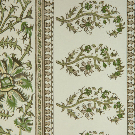 Lee Jofa INDIENNES STRIPE WP IVY Wallpaper