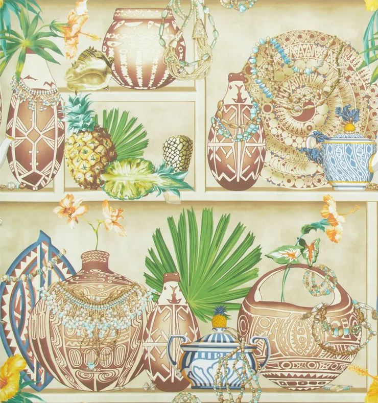 Brunschwig & Fils MAIZAN SEAGLASS Wallpaper